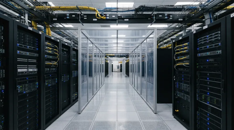 Corredor de data center